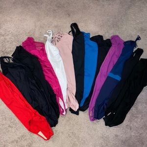 DANCE LEOTARDS - 12 assorted short sleeve/tank top style